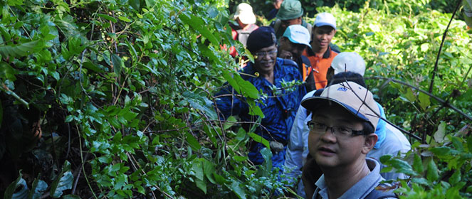Monitoring treks at SAR Ampang Jaya. 